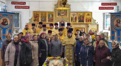 В храме иконы Божией Матери “Всех скорбящих Радость” д.Тереничи отпраздновали 1030-летие Православия на белорусских землях